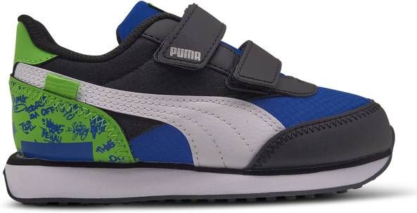 Puma Future Rider voorschools Schoenen Blue Synthetisch, Textil