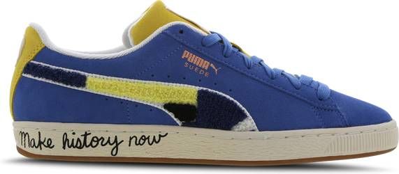 Puma Suede Heren Schoenen Blue Leer