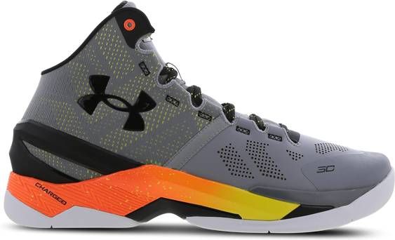 Under Armour Unisex basketbalschoenen Curry 2 Staal/Sunbleached/Zwart 42.5