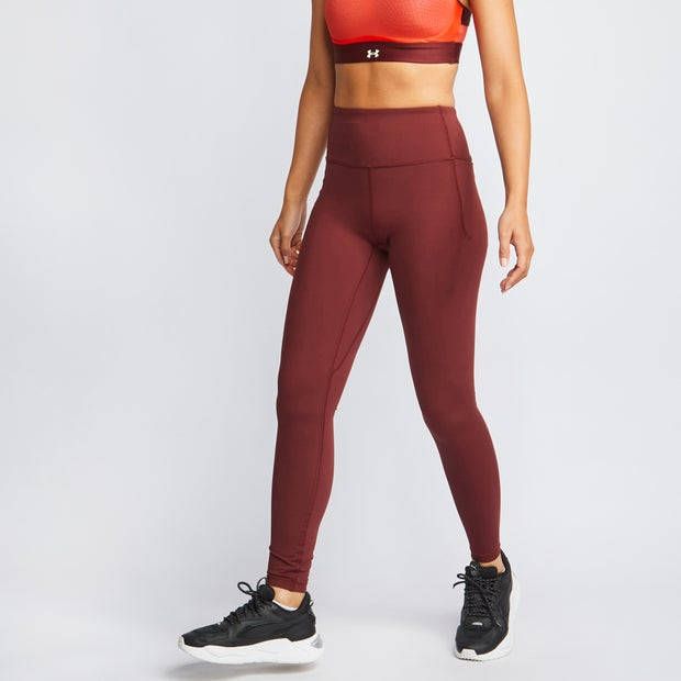Under Armour Dameslegging Meridian Chestnut Rood/Metalen Zilver