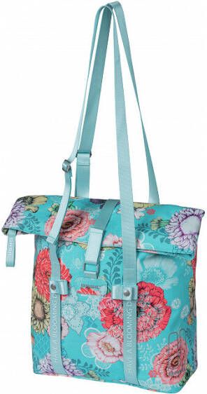 Basil fietstas bloom field shopper 20 liter Blauw