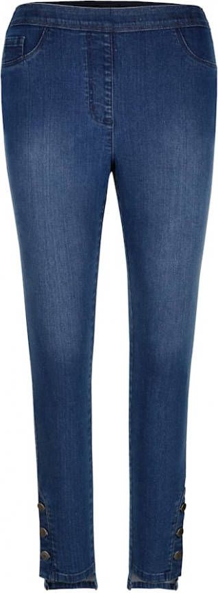 MIAMODA Jegging met extra brede elastische band Dark blue