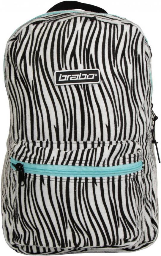 Brabo Hockey rugzak storm leopard zebra aqua