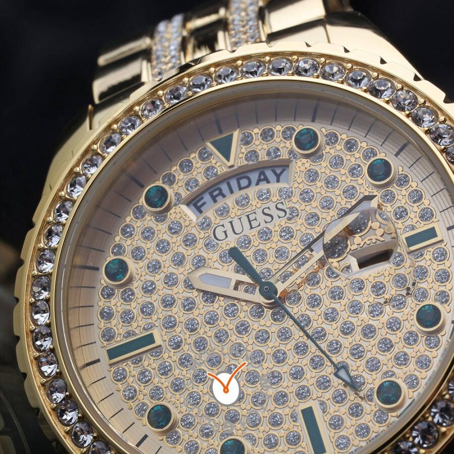 Guess Horloges Watch Comet GW0218G2 Goudkleurig