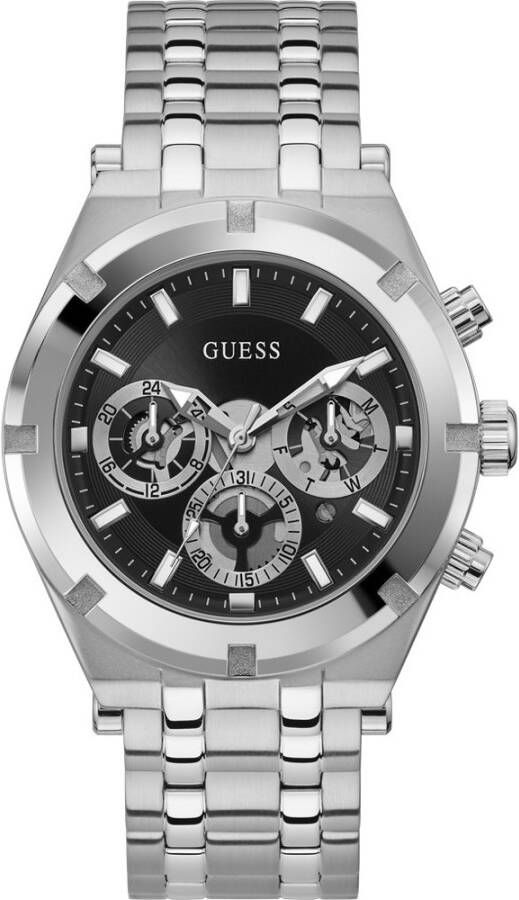 Guess Horloges Watch Continental GW0260G1 Zilverkleurig