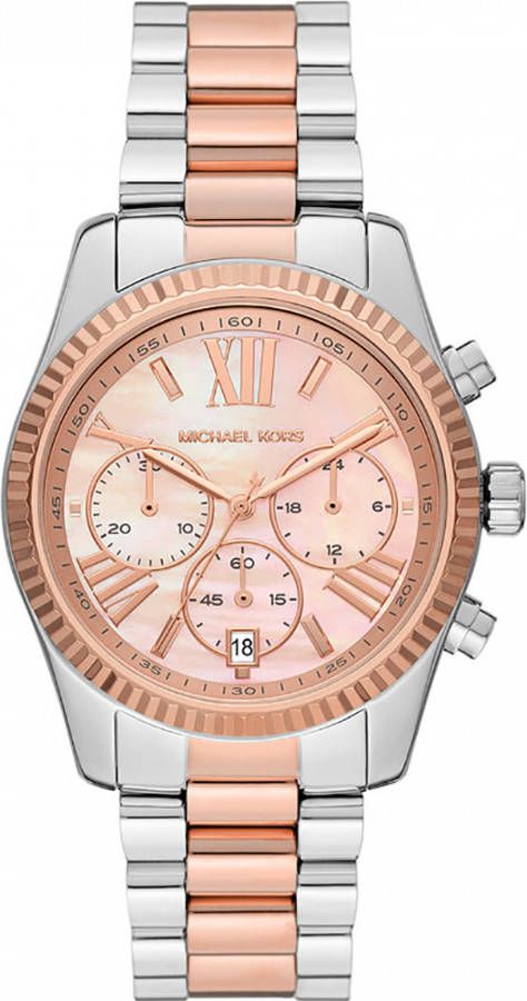 Michael Kors horloge MK7219 Lexington zilverkleurig