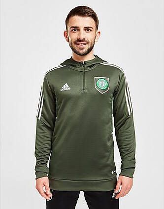Adidas Celtic FC Track Hoodie Green Heren
