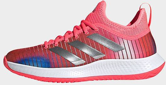 Adidas Defiant Generation Tennisschoenen Turbo/Silver Metallic/Cloud White Dames