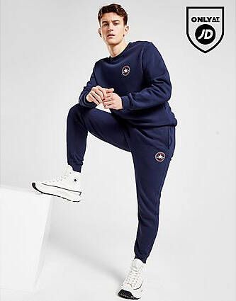 Converse Chuck Taylor Patch Slim Joggers Blue Heren