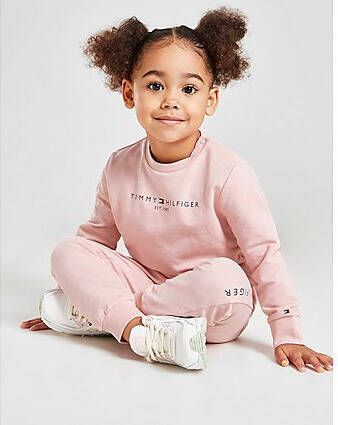 Tommy Hilfiger Girls' Essential Tracksuit Infant Pink