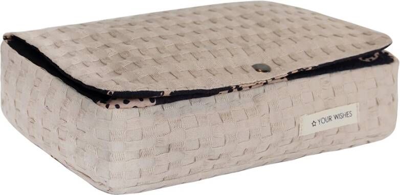 Your Wishes doekjeshouder Wild Cheetah zwart/beige