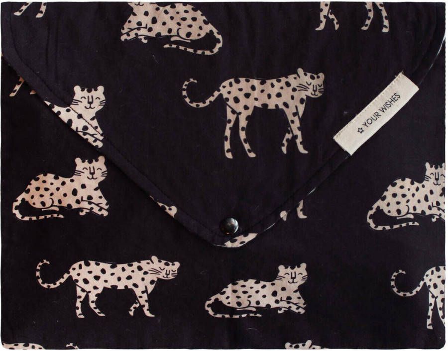 Your Wishes reisetui Wild Cheetah zwart/beige