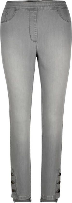 MIAMODA Jegging met extra brede elastische band Grey