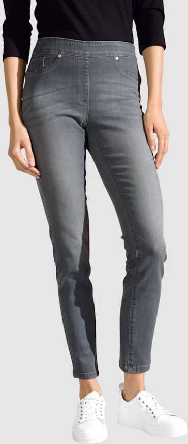 MIAMODA Jegging met push up effect Grey