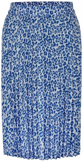 MIAMODA Rok met puntige zoom Blauw