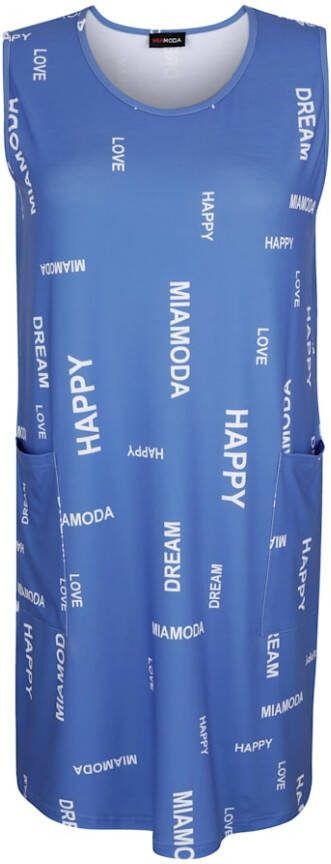 MIAMODA Topje met zakken Wit/Jeansblauw