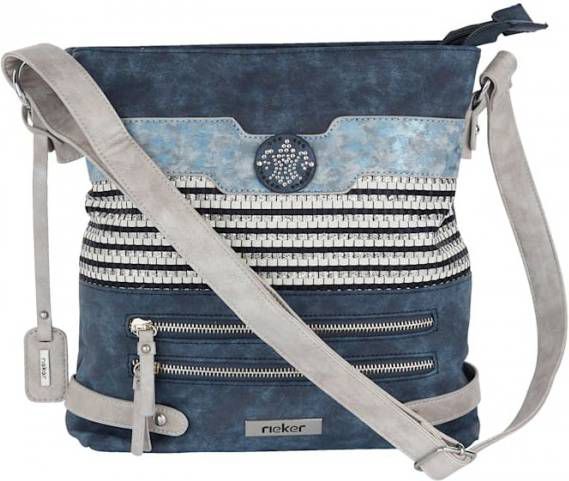 Rieker Schoudertas met afneembare hanger Marine/Wit