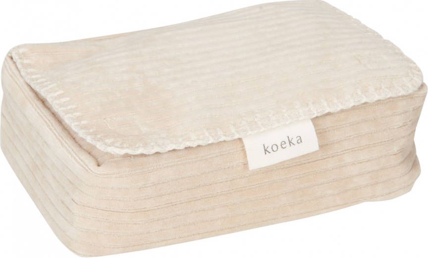 Koeka babydoekjes box Vik 12x20 cm zand