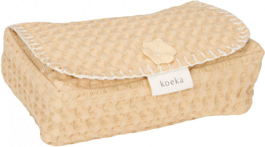 KOEKA Hoes Voor Babydoekjes Wafel Antwerp sahara