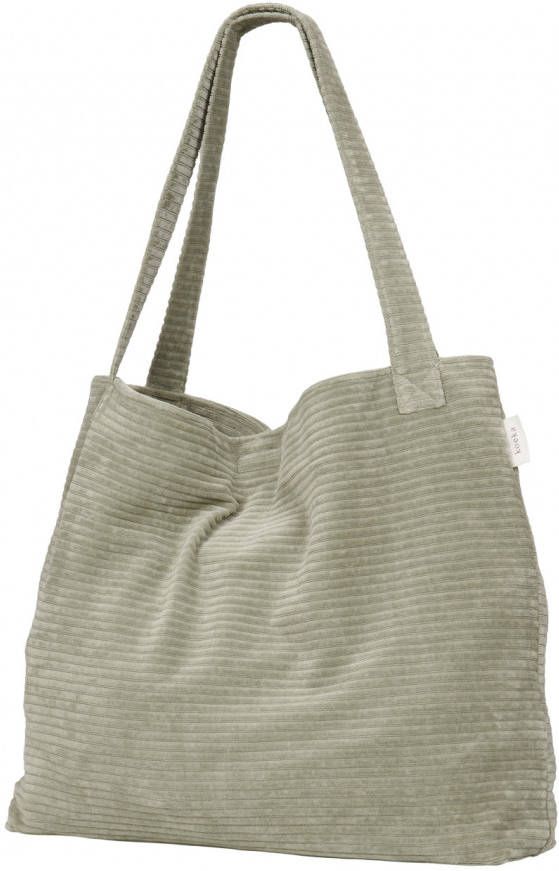 Koeka corduroy mom bag Vik shadow green