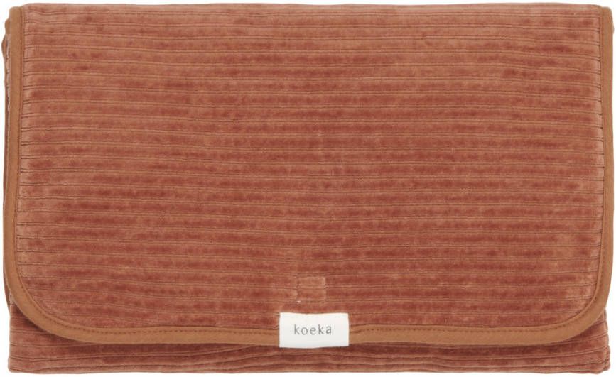 Koeka Vik corduroy verschoningsmatje hazel