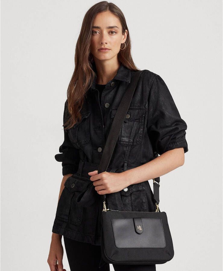 Ralph Lauren Matige handtas met schouderriem Jamey oxford