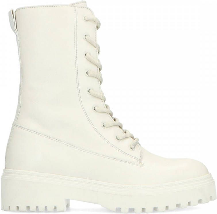 Manfield Off white veterlaarsjes