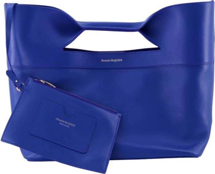 alexander mcqueen The Bow Bag Grootte Tu, Presta kleur blauw , Blauw, Dames
