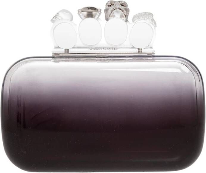 alexander mcqueen Plexi Knuckle stofkoppeling , Paars, Dames