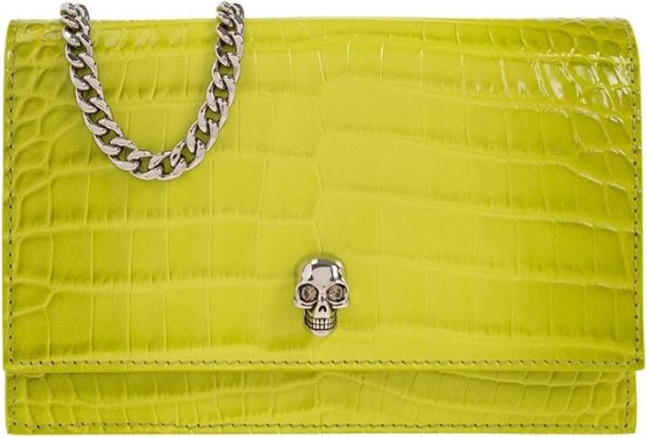 alexander mcqueen Schedelschoudertas , Groen, Dames