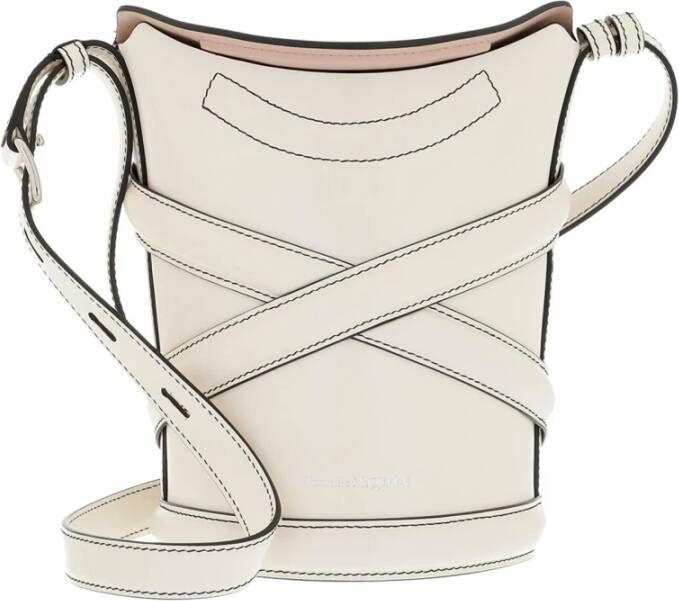 alexander mcqueen The Curve Shoulder Bag , Wit, Dames