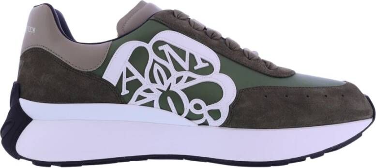 alexander mcqueen Snake FABRI.S.RUBB..l/s.c/n , Groen, Heren