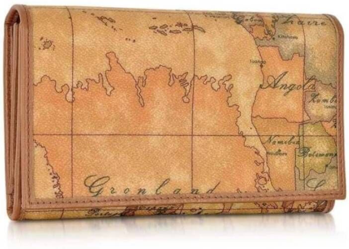 Alviero Martini 1a Classe Portefeuillekaarthouders , Beige, Dames