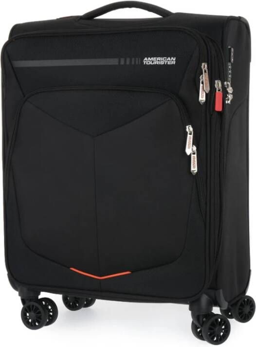 American Tourister Summerfunk Spinner 55 Expandable black Zachte koffer