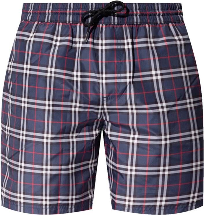 Burberry Guildes zwemshorts met ruitdessin en steekzakken