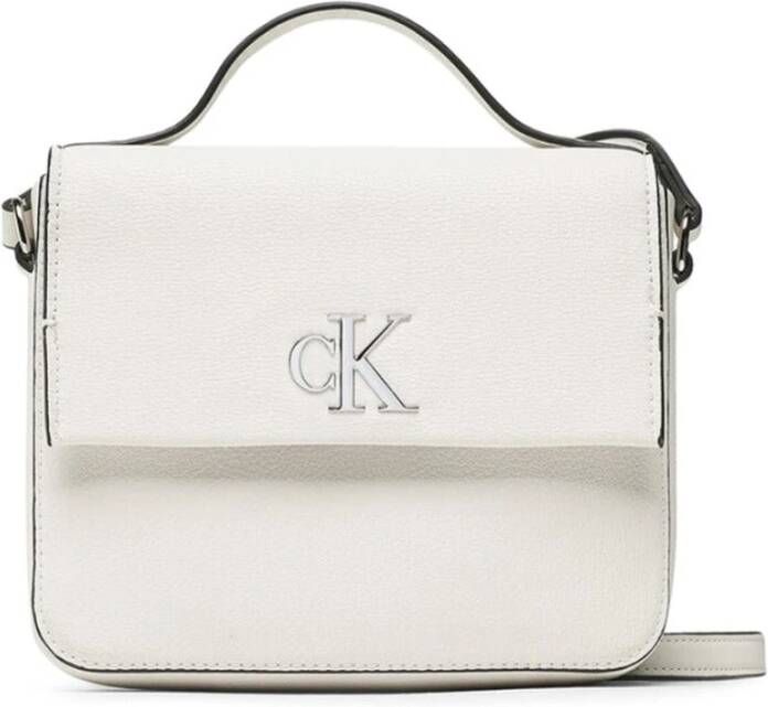 Calvin Klein Schoudertassen Wit Dames