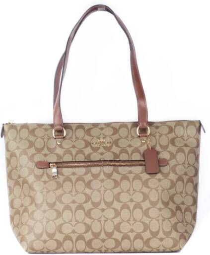 Coach Schoudertassen Beige Dames