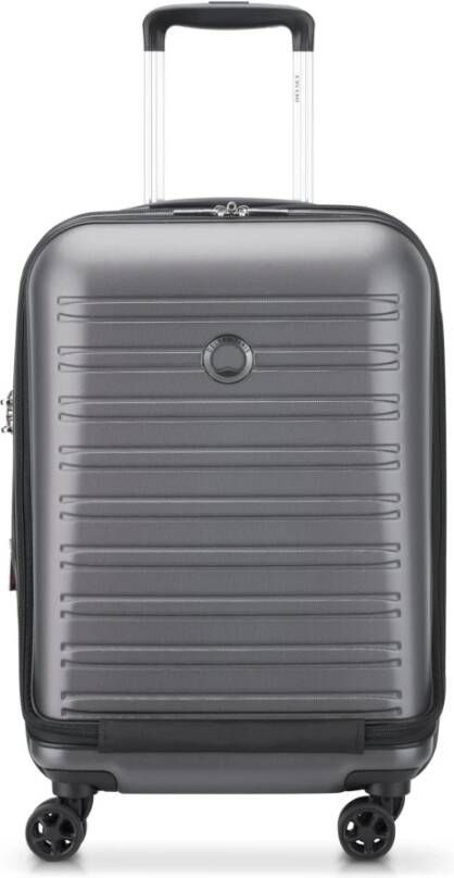 Delsey Segur 2.0 Slim 4 Wheel Trolley 55 grey Harde Koffer