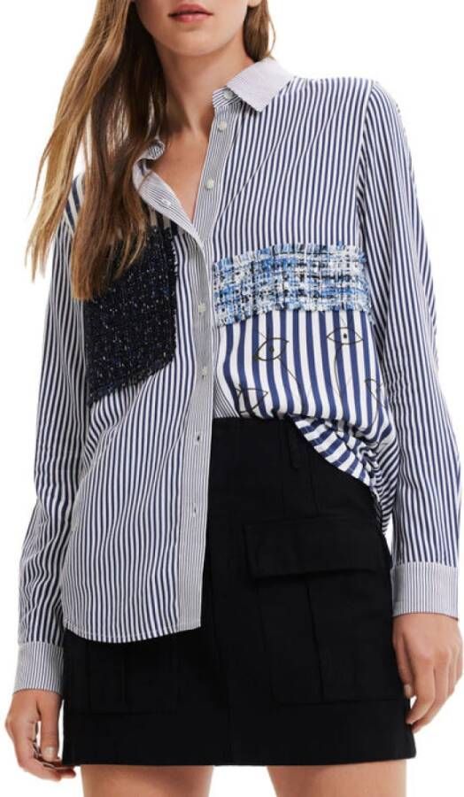 Desigual Longsleeve shirts Wit Dames