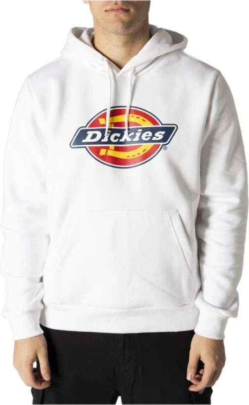 Dickies Bluza Icon Logo Hoodie Dk0A4Xcbwhx , Wit, Heren