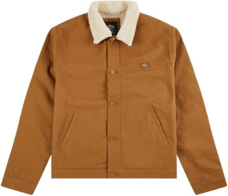 Dickies Eend canvas jas , Bruin, Heren