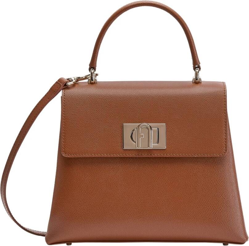 Furla 1927 Top Handle Bag S , Bruin, Dames
