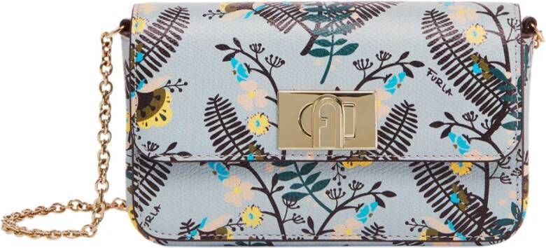 Furla Schoudertassen Blauw Dames