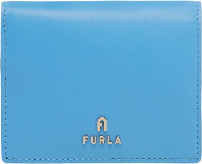 Furla Luna Compact Wallet S , Blauw, Dames