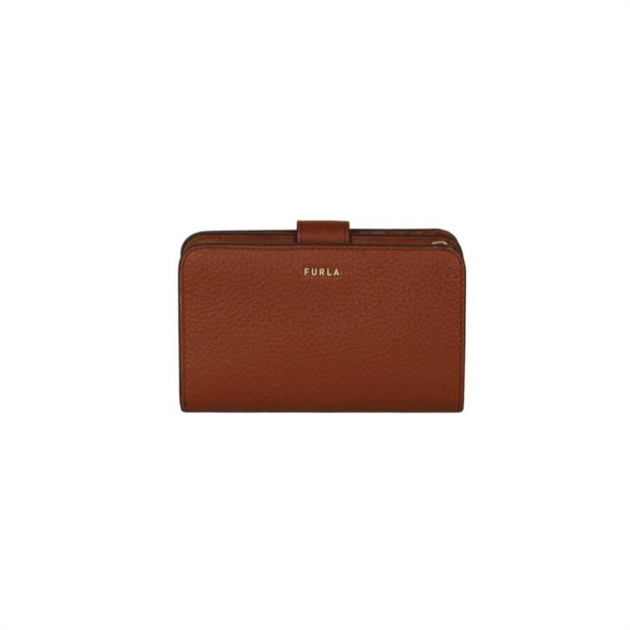 Furla Babylon compacte portemonnee , Bruin, Dames