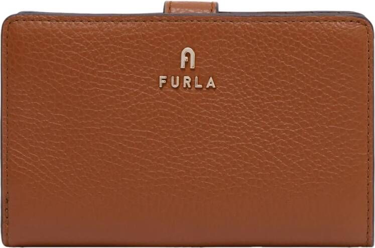 Furla Camelia M Compact Wallet cognac Dames portemonnee