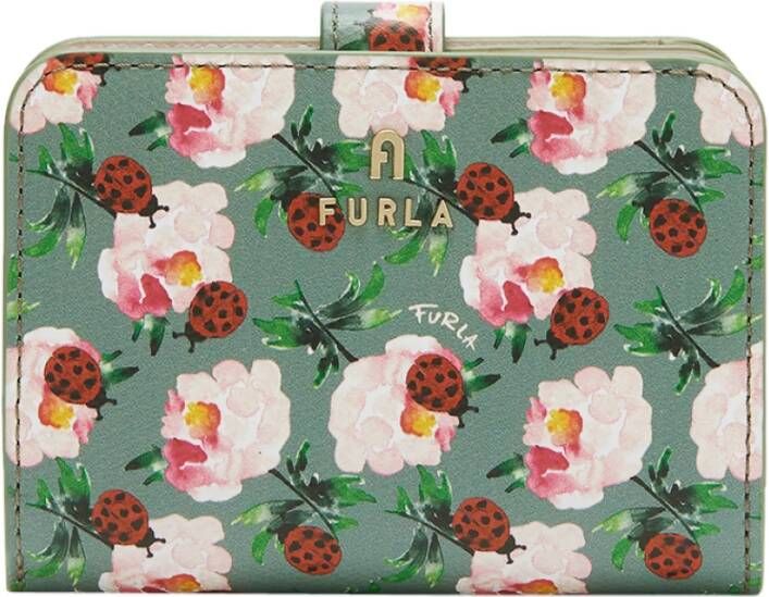 Furla Camelia compacte portemonnee s , Groen, Dames