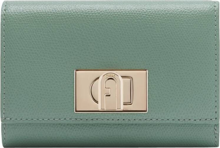 Furla 1927 Compact Wallet M , Groen, Dames
