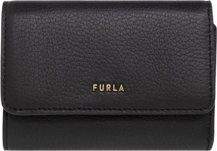 Furla Babylon kleine portemonnee , Zwart, Dames