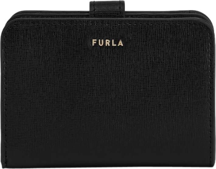 Furla Ritsportemonnees Babylon S Compact Wallet Zwart